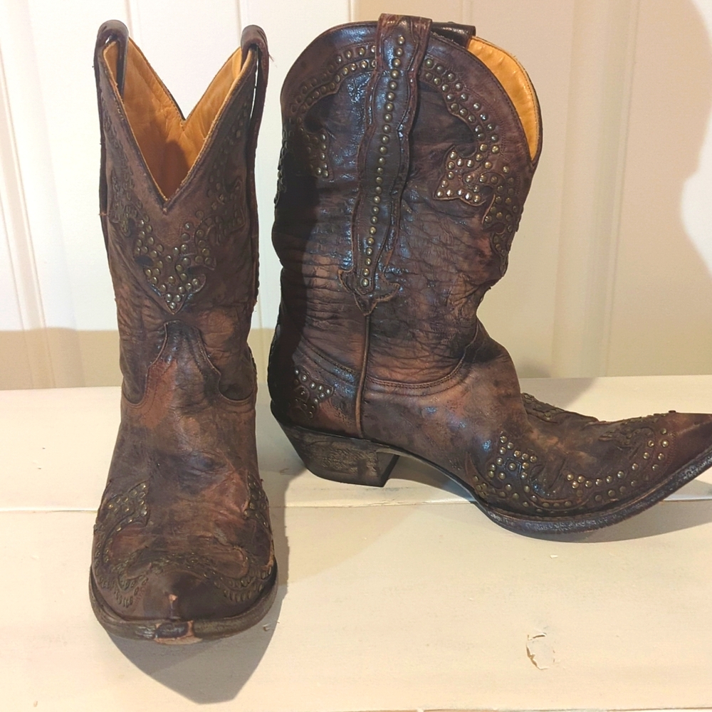 Old Gringos vintage studded boots